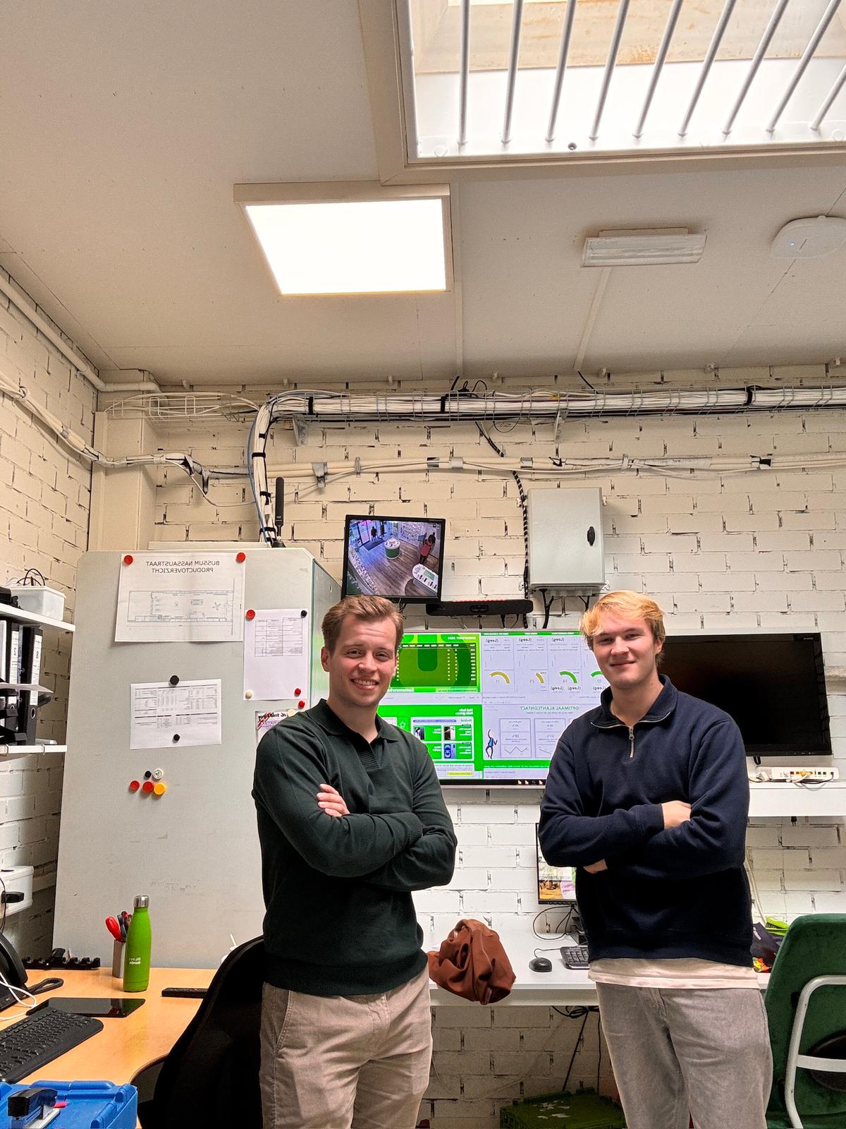 Een foto van Lars op buddybezoek